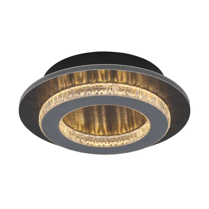 Globo - Plafonnier LED/12W/230V 3000/4000/6500K Ø 20 cm anthracite