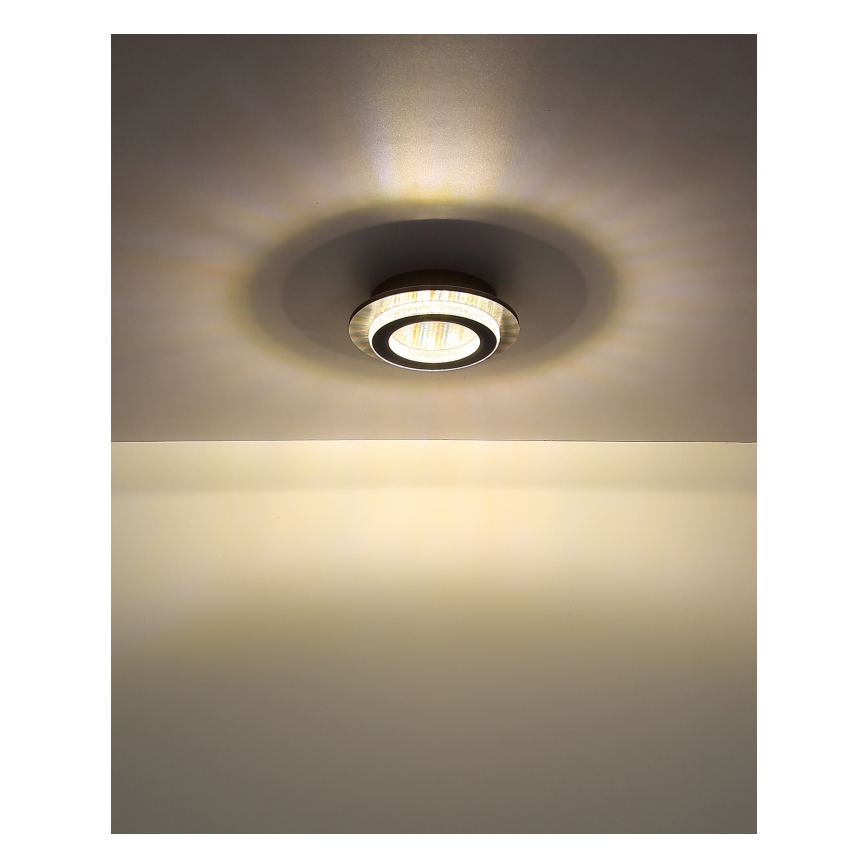Globo - Plafonnier LED/12W/230V 3000/4000/6500K Ø 20 cm anthracite