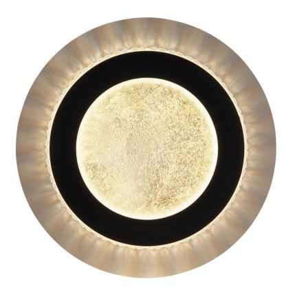 Globo - LED-plafondlamp 12W/230V 3000/4000/6500K Ø 20 cm zwart