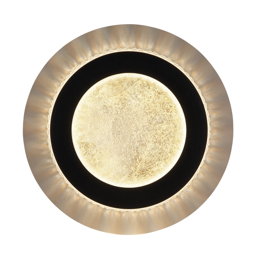 Globo - LED-plafondlamp 12W/230V 3000/4000/6500K Ø 20 cm zwart
