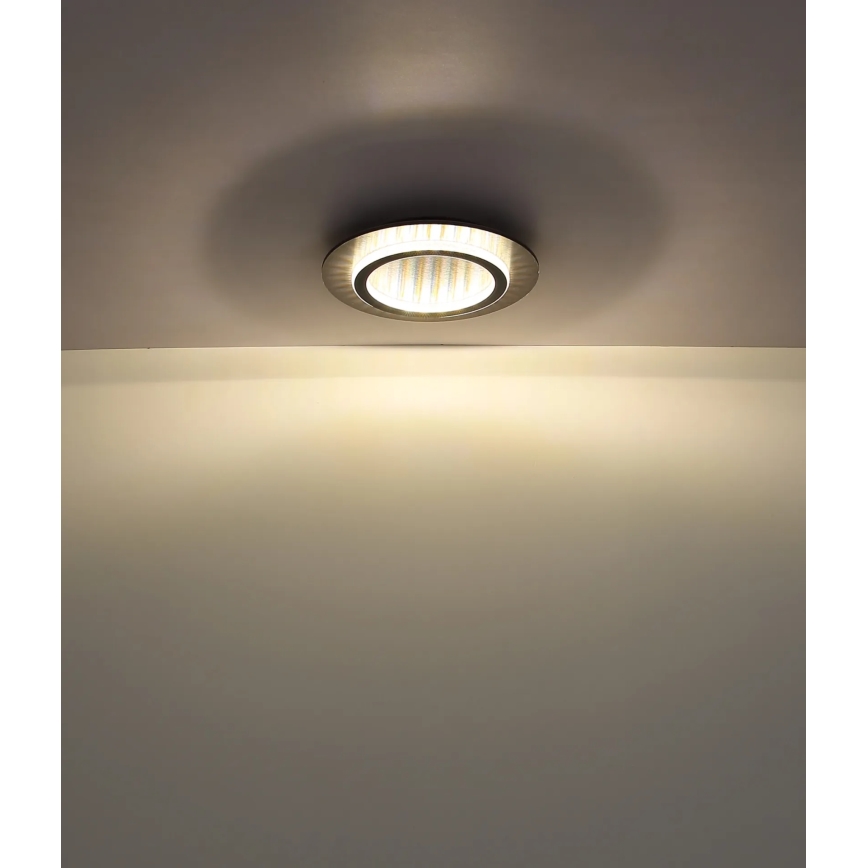 Globo - LED plafondlamp LED/24W/230V 3000/4000/6500K Ø 35 cm antraciet