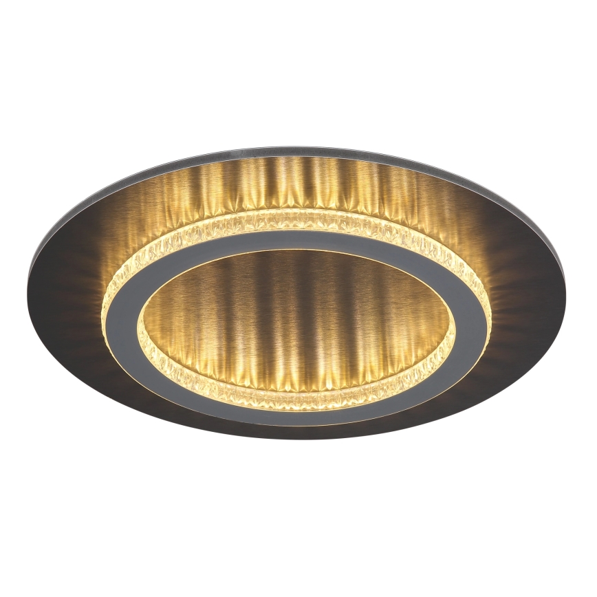Globo - LED plafondlamp LED/24W/230V 3000/4000/6500K Ø 35 cm antraciet