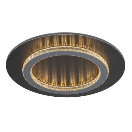 Globo - LED plafondlamp LED/24W/230V 3000/4000/6500K Ø 35 cm antraciet