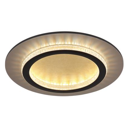 Globo - LED plafondlamp LED/24W/230V 3000/4000/6500K Ø 35 cm zwart