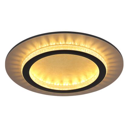 Globo - LED plafondlamp LED/24W/230V 3000/4000/6500K Ø 35 cm zwart