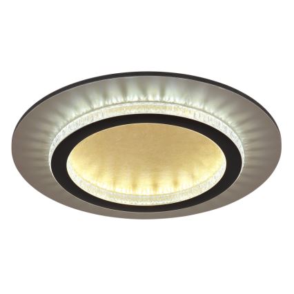 Globo - LED plafondlamp LED/24W/230V 3000/4000/6500K Ø 35 cm zwart