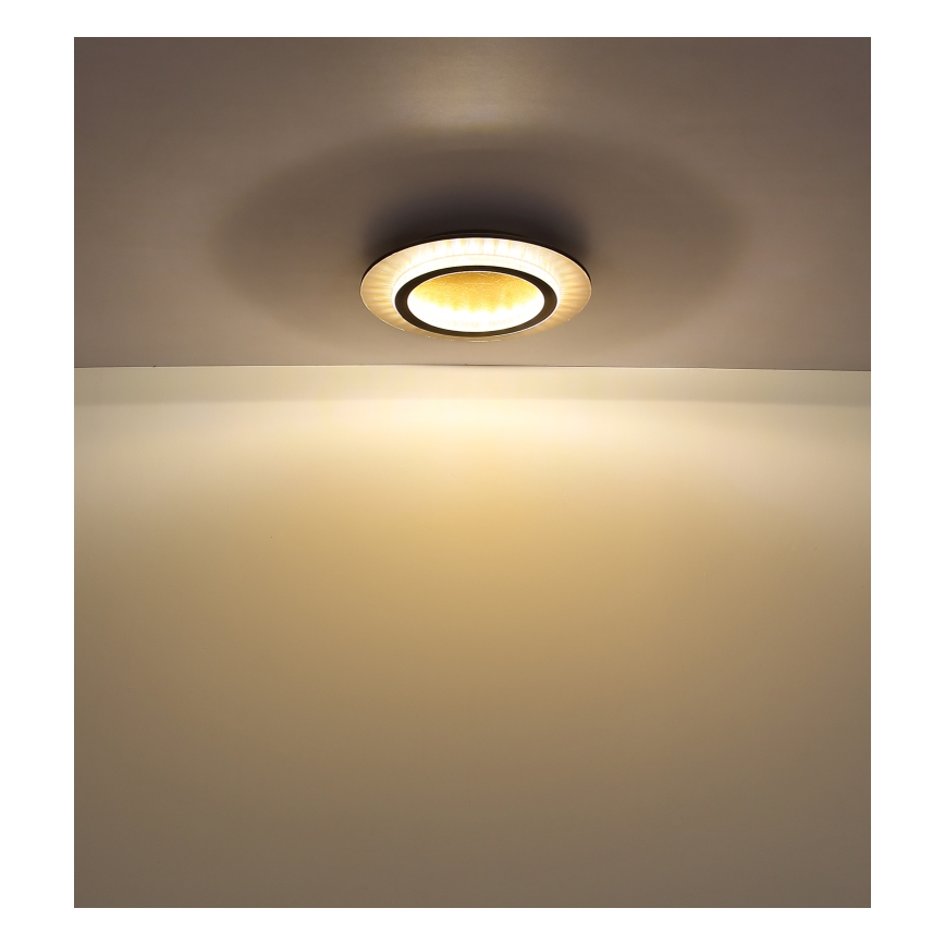 Globo - LED plafondlamp LED/24W/230V 3000/4000/6500K Ø 35 cm zwart
