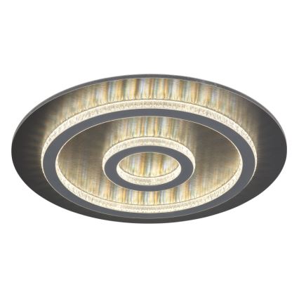 Globo - Dimbare LED-plafondlamp LED/40W/230V 3000-6500K Ø 45 cm antraciet + afstandsbediening