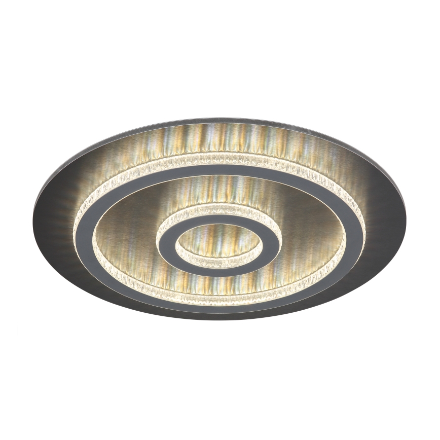 Globo - Dimbare LED-plafondlamp LED/40W/230V 3000-6500K Ø 45 cm antraciet + afstandsbediening
