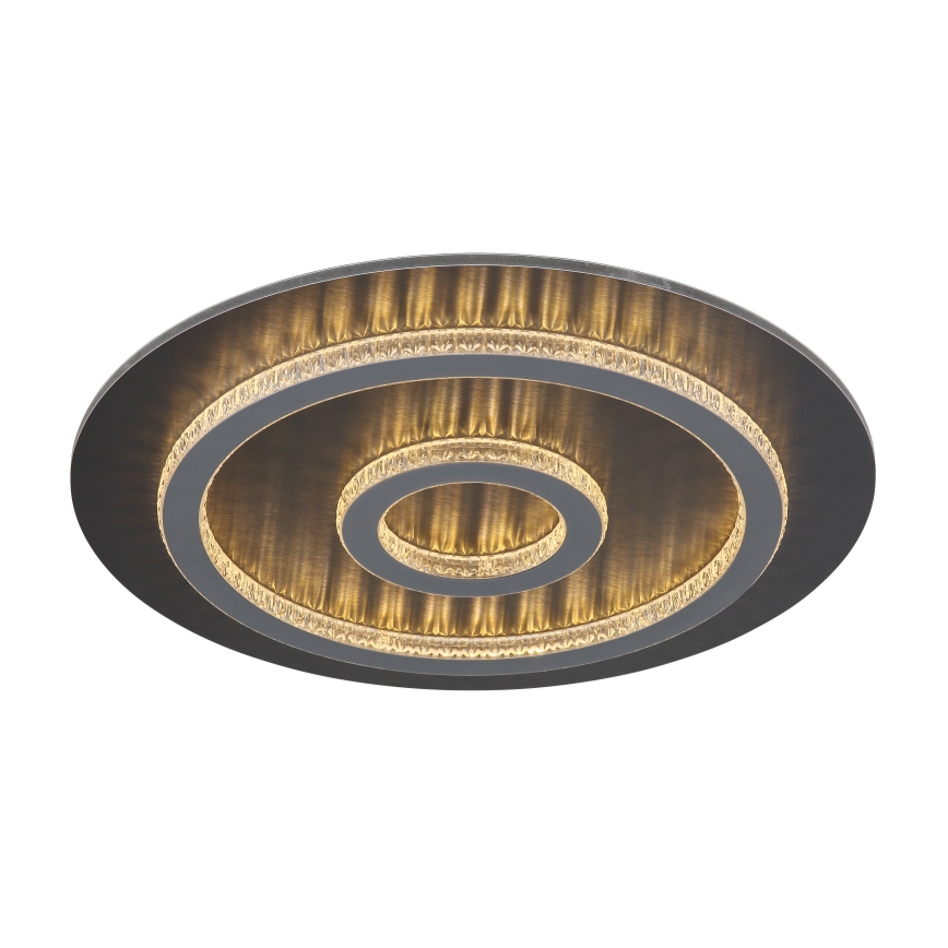 Globo - Dimbare LED-plafondlamp LED/40W/230V 3000-6500K Ø 45 cm antraciet + afstandsbediening