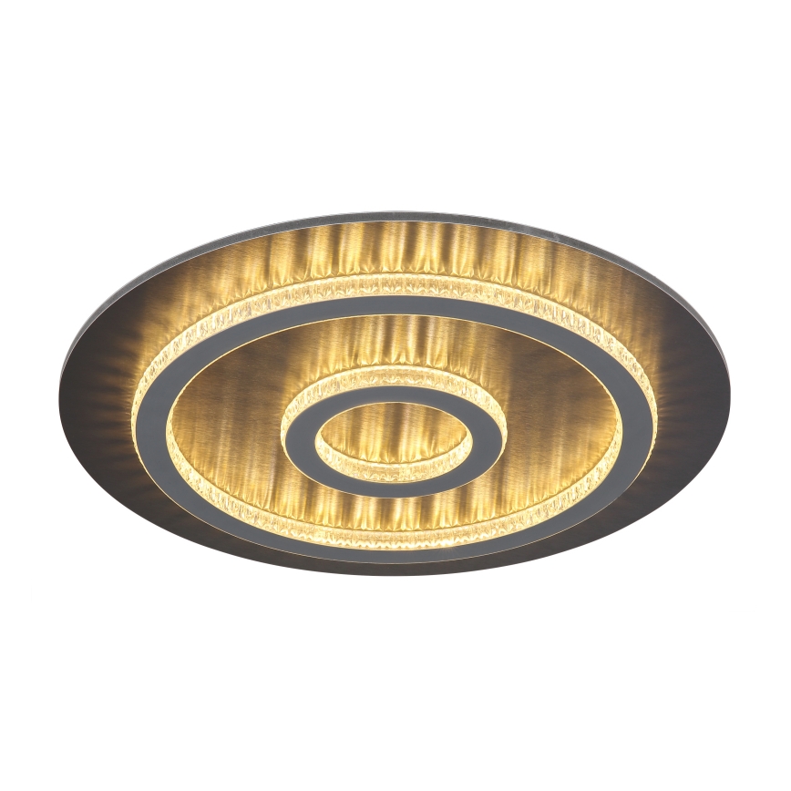 Globo - Plafonnier LED dimmable LED/40W/230V 3000-6500K diam. 45 cm anthracite + télécommande