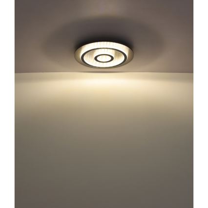 Globo - Plafonnier LED dimmable LED/40W/230V 3000-6500K diam. 45 cm anthracite + télécommande