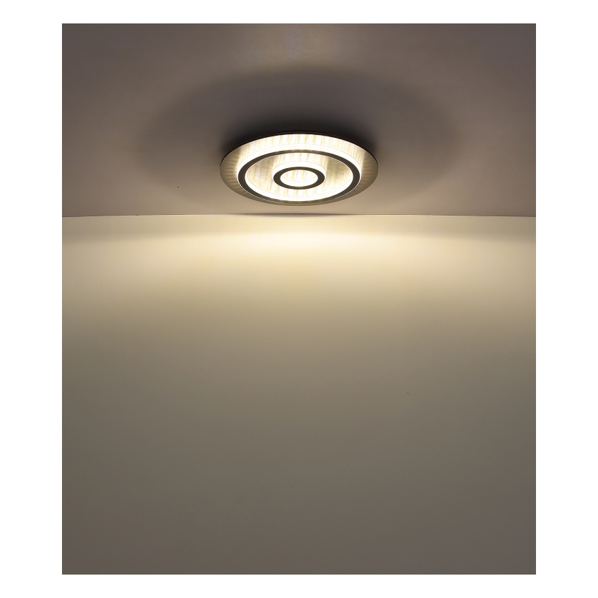 Globo - Plafonnier LED dimmable LED/40W/230V 3000-6500K diam. 45 cm anthracite + télécommande