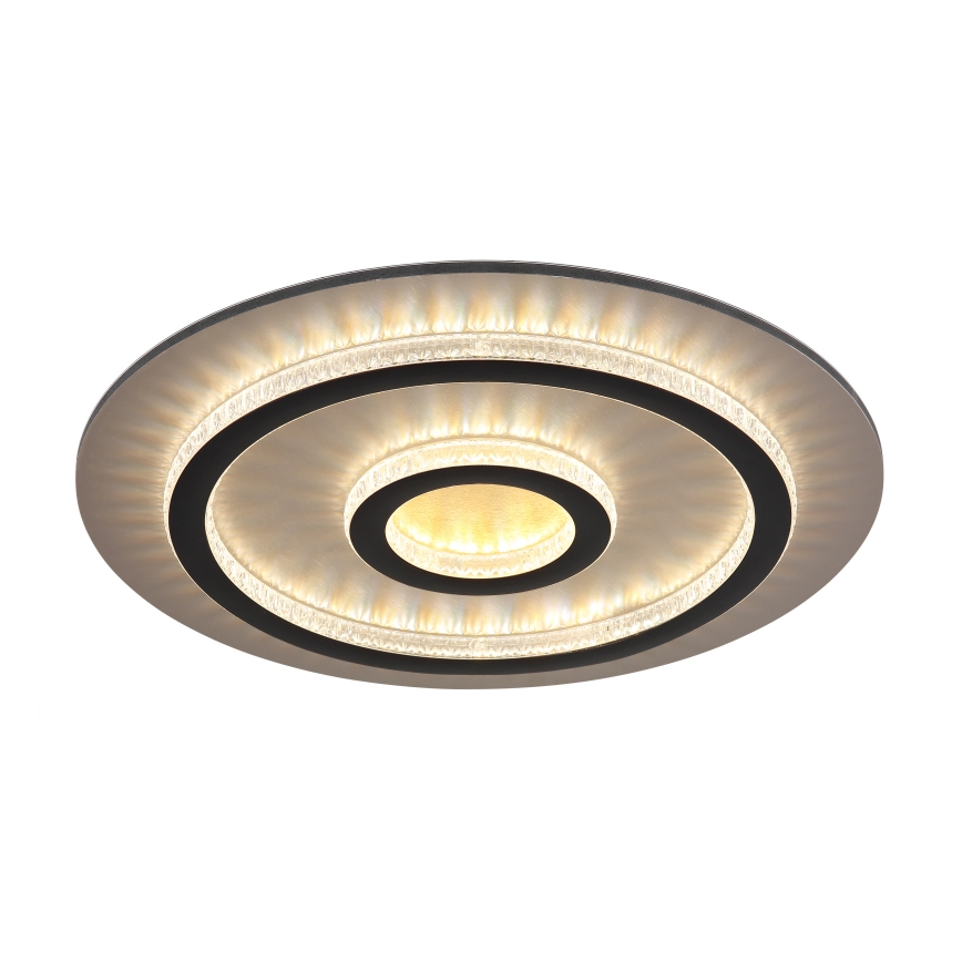 Globo - Dimbare LED-plafondlamp LED/40W/230V 3000-6500K Ø 45 cm zwart + afstandsbediening