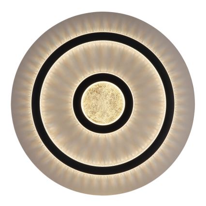 Globo - Dimbare LED-plafondlamp LED/40W/230V 3000-6500K Ø 45 cm zwart + afstandsbediening