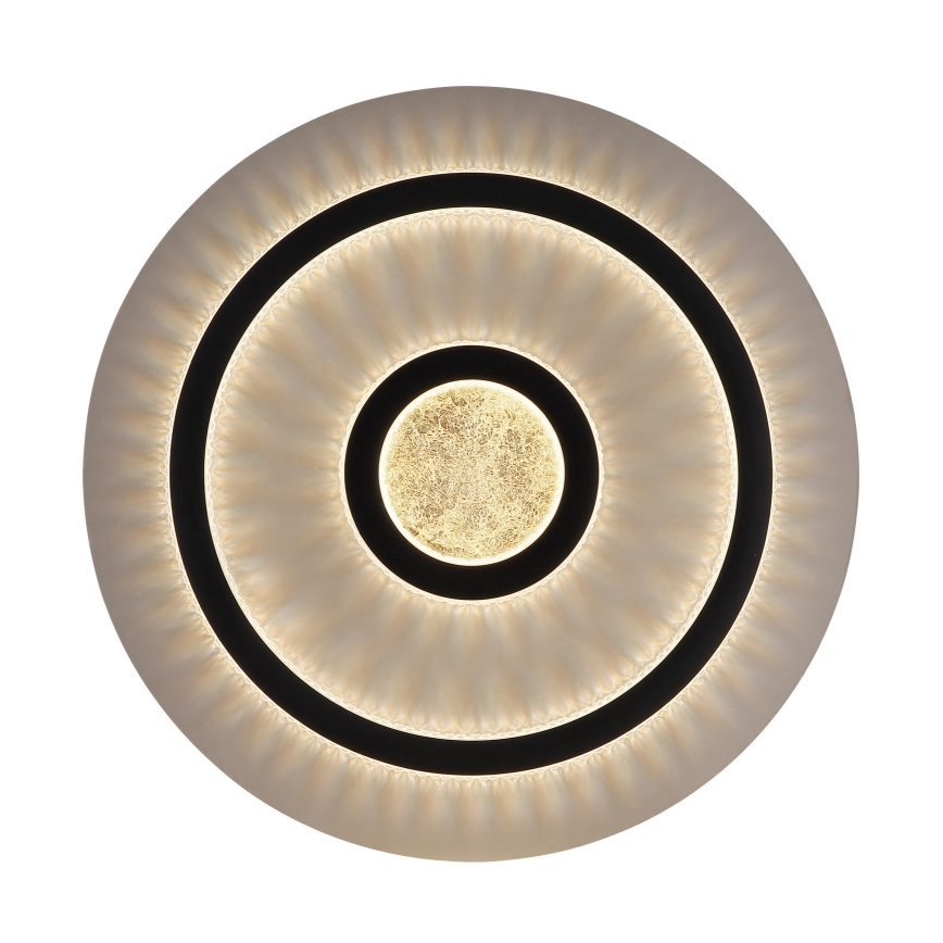Globo - Dimbare LED-plafondlamp LED/40W/230V 3000-6500K Ø 45 cm zwart + afstandsbediening