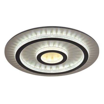 Globo - Dimbare LED-plafondlamp LED/40W/230V 3000-6500K Ø 45 cm zwart + afstandsbediening