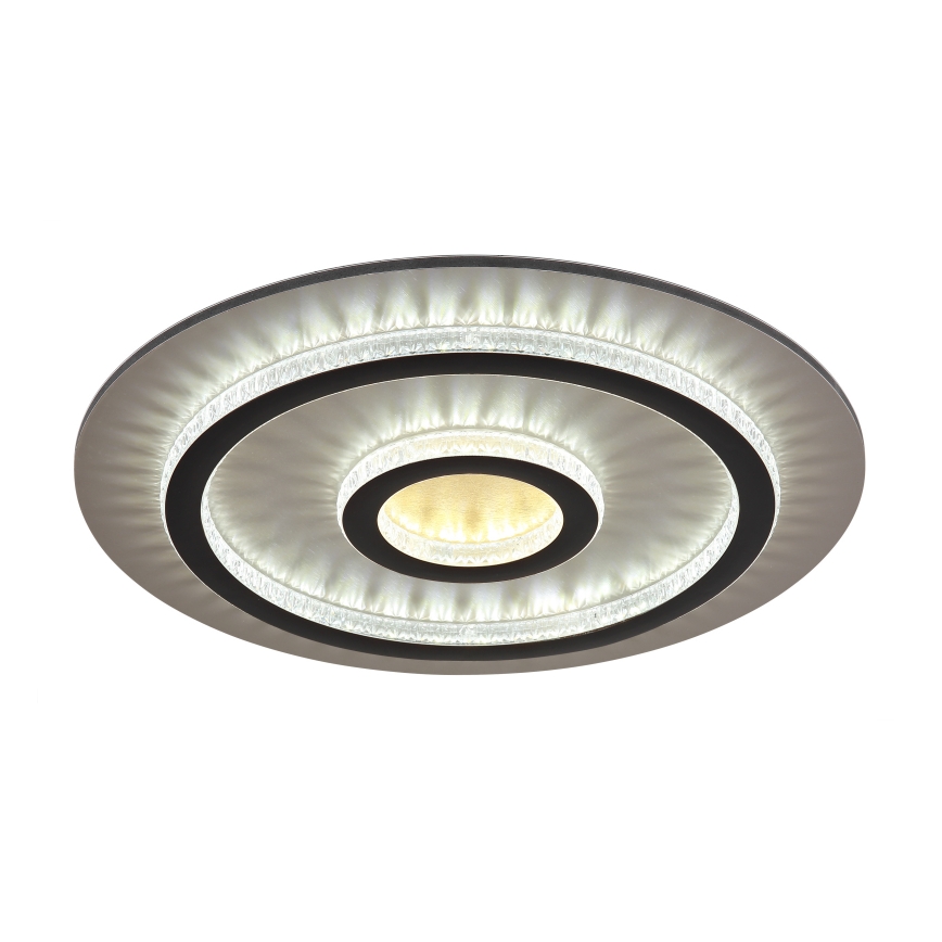 Globo - Dimbare LED-plafondlamp LED/40W/230V 3000-6500K Ø 45 cm zwart + afstandsbediening