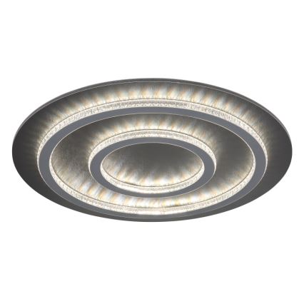 Globo - LED dimbare plafondlamp LED/60W/230V 3000-6500K Ø55 cm antraciet + afstandsbediening