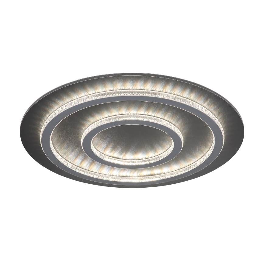 Globo - LED dimbare plafondlamp LED/60W/230V 3000-6500K Ø55 cm antraciet + afstandsbediening