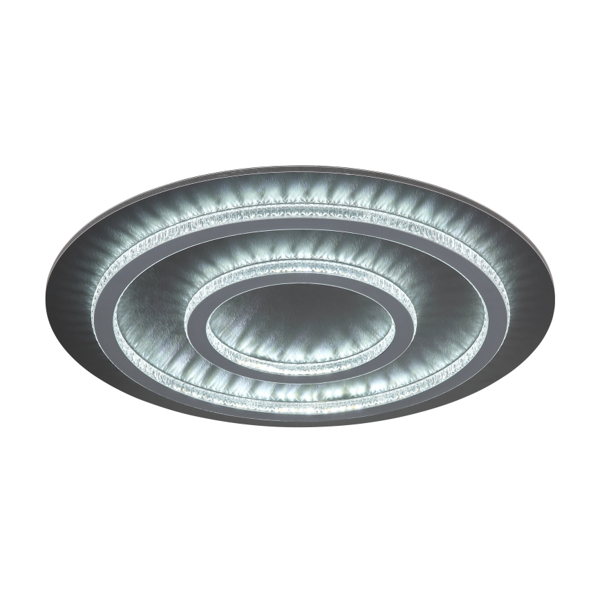 Globo - LED dimbare plafondlamp LED/60W/230V 3000-6500K Ø55 cm antraciet + afstandsbediening