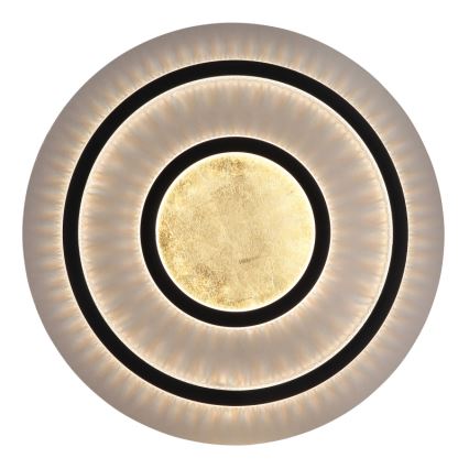 Globo - LED-dimbare plafondlamp LED/60W/230V 3000-6500K Ø 55 cm zwart + afstandsbediening