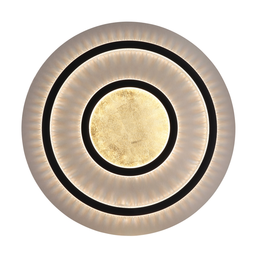 Globo - LED-dimbare plafondlamp LED/60W/230V 3000-6500K Ø 55 cm zwart + afstandsbediening