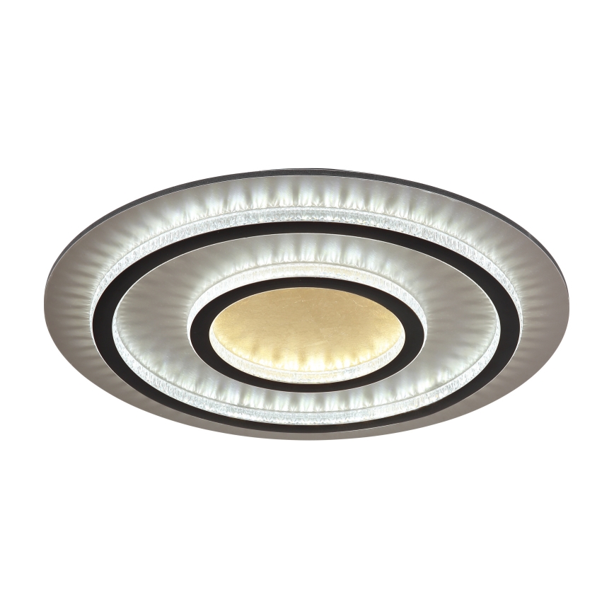 Globo - LED-dimbare plafondlamp LED/60W/230V 3000-6500K Ø 55 cm zwart + afstandsbediening