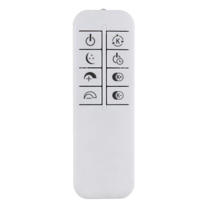 Globo - LED-dimbare plafondlamp LED/60W/230V 3000-6500K Ø 55 cm zwart + afstandsbediening