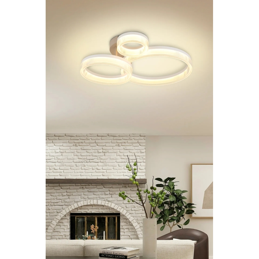 Globo - LED plafondlamp, 24W, 230V, 3000K, 40,5 x 51 cm