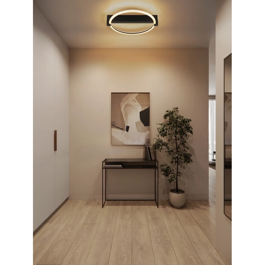 Globo - LED plafondlamp LED/15W/230V 3000K 41,4x38 cm zwart
