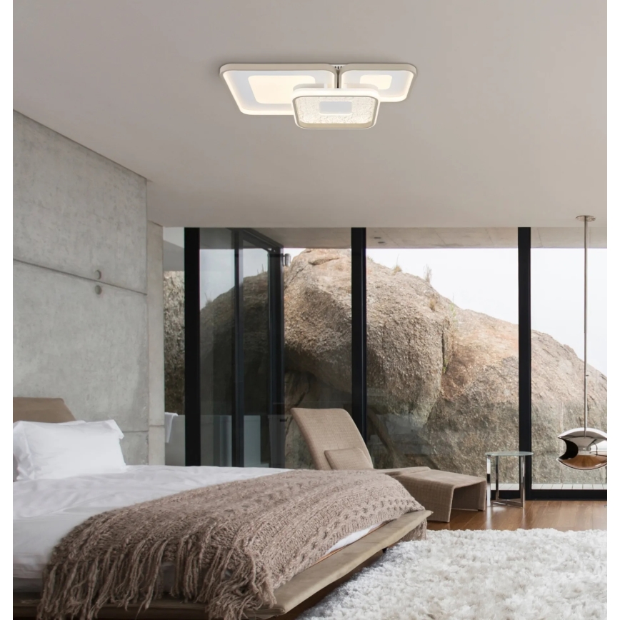 Globo - Plafonnier LED dimmable 55W/230V 2700-6000K 65x45,5 cm + télécommande