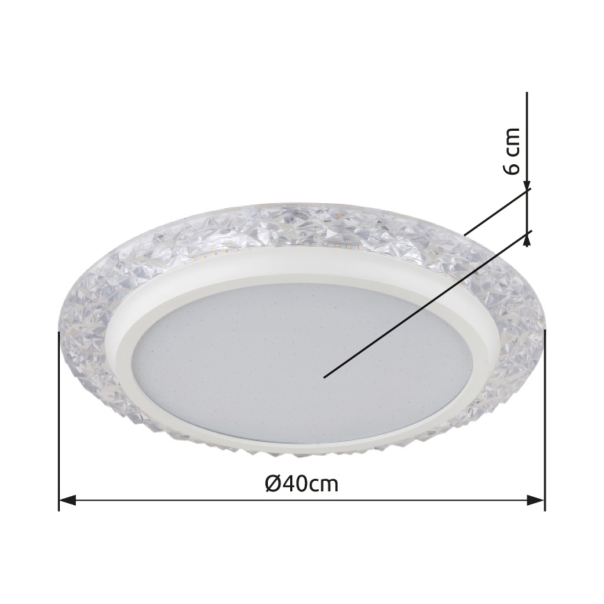 Globo - LED plafondlamp LED/22W/230V 3000K diameter 40 cm