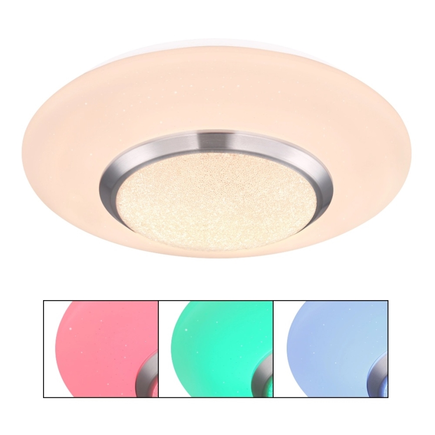 Globo - Plafonnier LED RGBW dimmable LED/18W/230V 3000K Ø 34 cm