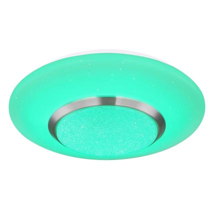 Globo - LED RGBW dimbare plafondlamp LED/18W/230V 3000K Ø 34 cm