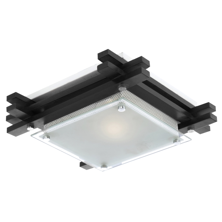 Globo - Plafondlamp 1xE27/60W/230V grenen