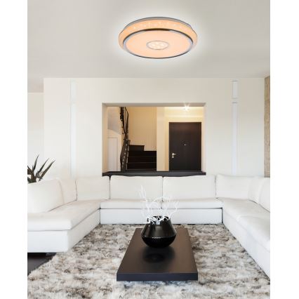 Globo - Plafonnier LED dimmable LED/40W/230V 2700-6500K + télécommande