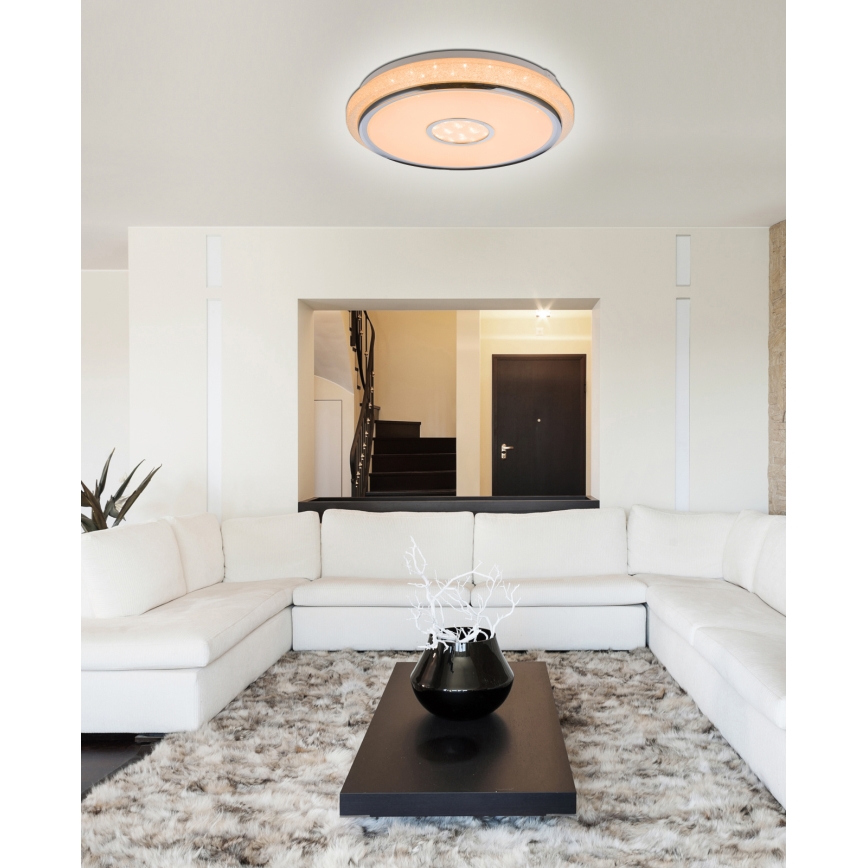 Globo - Plafonnier LED dimmable LED/40W/230V 2700-6500K + télécommande