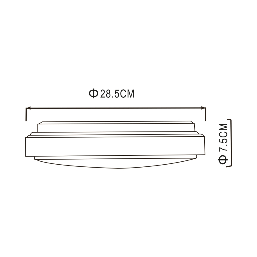 Globo - Plafonnier LED/18W/230V 3000K