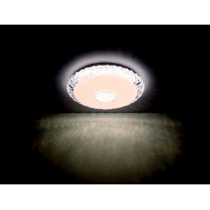 Globo - Plafonnier LED dimmable LED/40W/230V 2700-6500K Ø 50 cm Wi-Fi Tuya + télécommande