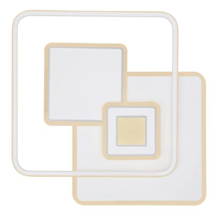 Globo - Plafonnier LED dimmable LED/50W/230V 2700-6000K Wi-Fi Tuya 50,3x50,3 cm + télécommande
