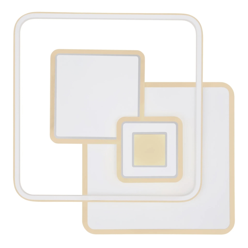 Globo - Plafonnier LED dimmable LED/50W/230V 2700-6000K Wi-Fi Tuya 50,3x50,3 cm + télécommande