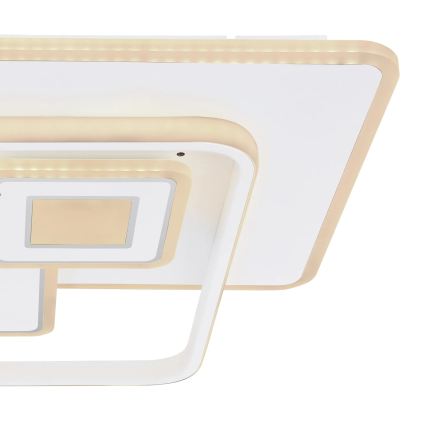 Globo - Plafonnier LED dimmable LED/50W/230V 2700-6000K Wi-Fi Tuya 50,3x50,3 cm + télécommande