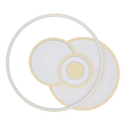 Globo - Plafonnier LED dimmable 50 W / 230 V, 2700–6000 K, Wi‑Fi Tuya, 46 x 54,5 cm + télécommande