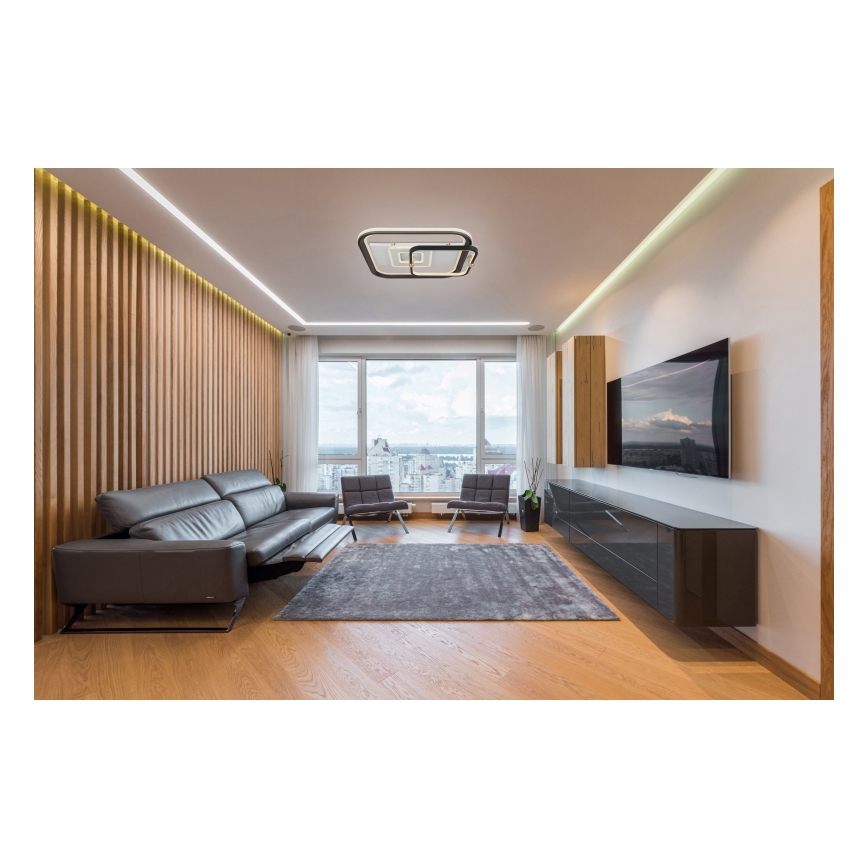 Globo 48459-48 - Dimbare LED-plafondlamp ANI LED/48W/230V 2700-6000K 48x52 cm + afstandsbediening