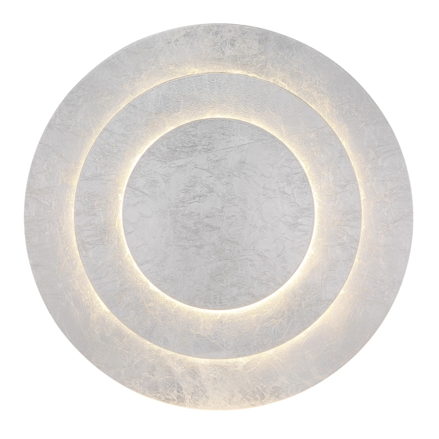 Globo - LED-plafondlamp 40W/230V 3000K Ø49 cm zilver