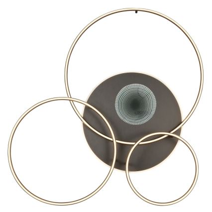 Globo - LED dimbare plafondlamp LED/70W/230V 2700-6500K goudkleurig + afstandsbediening