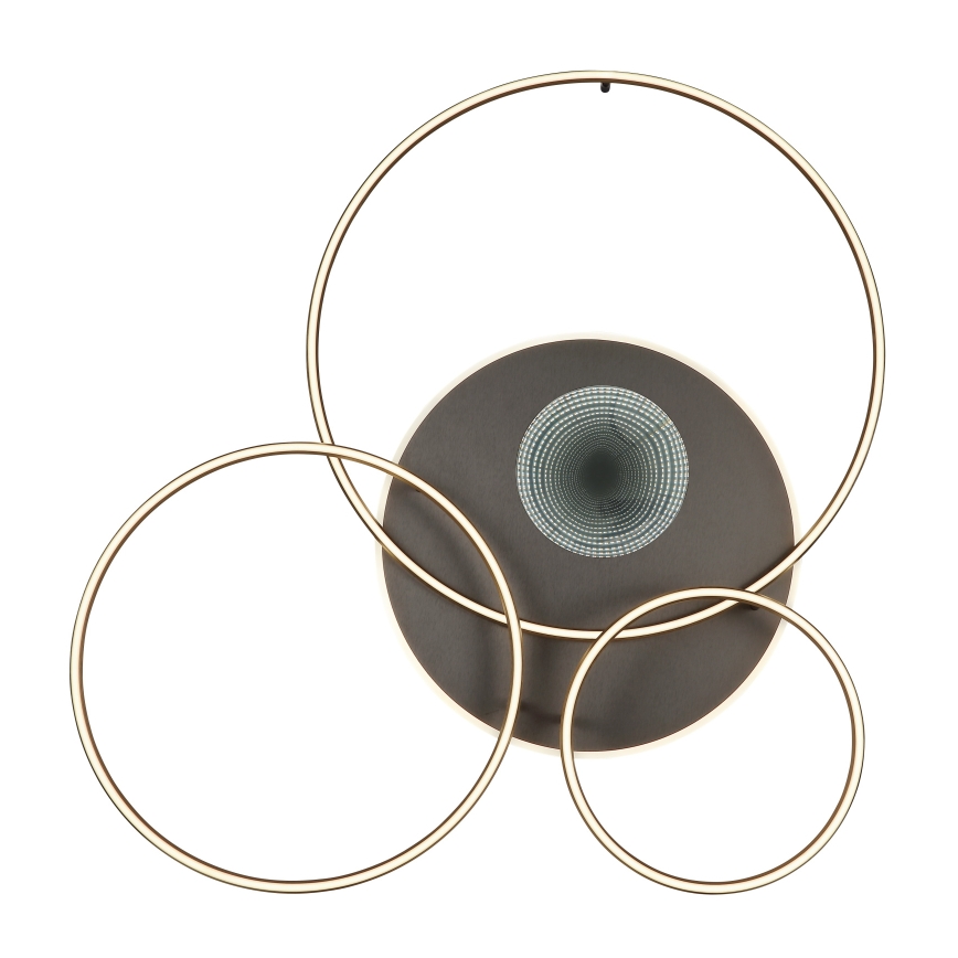 Globo - LED dimbare plafondlamp LED/70W/230V 2700-6500K goudkleurig + afstandsbediening