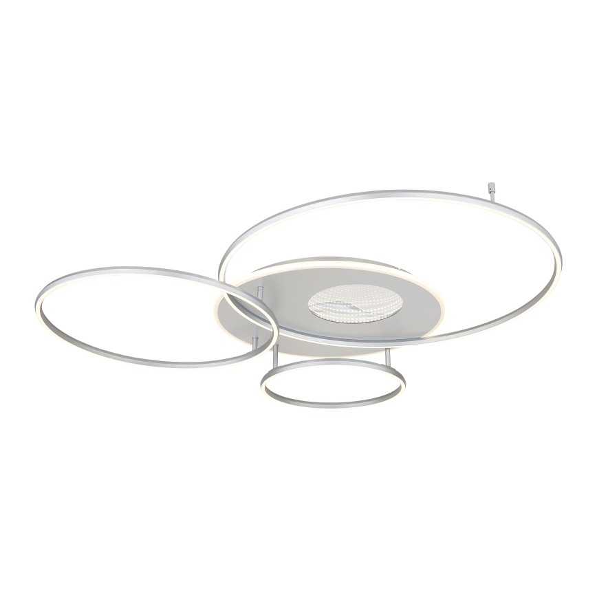 Globo - LED dimbare plafondlamp LED/70W/230V 2700-6500K mat chroom + afstandsbediening