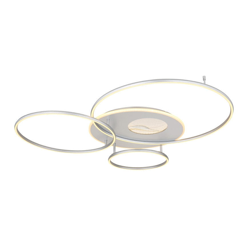 Globo - LED dimbare plafondlamp LED/70W/230V 2700-6500K mat chroom + afstandsbediening